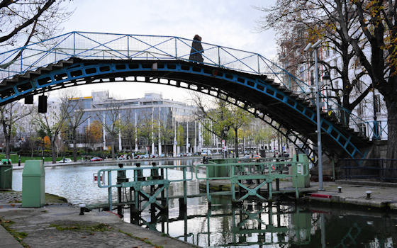 Vue canal Saint-Martin