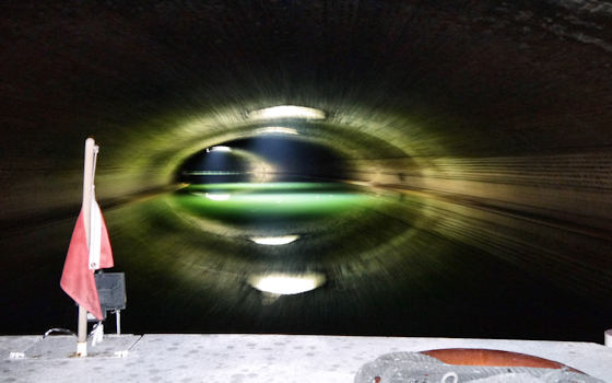 Entrée du tunnel du canal Saint-Martin