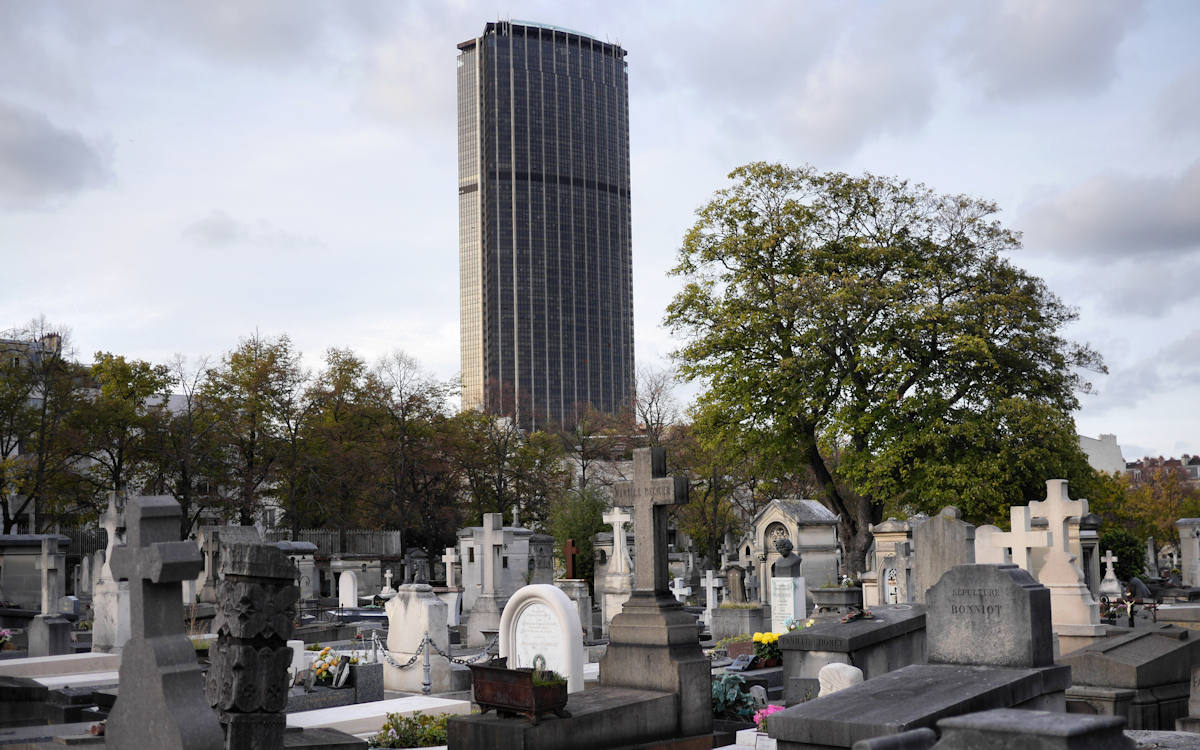 Vue cimetière du Montparnasse