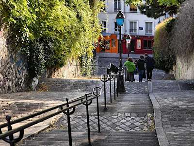 Les escaliers de Montmartre
